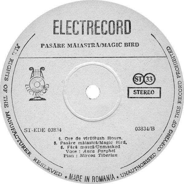 Anca Parghel, Mircea Tiberian – Magic Bird
