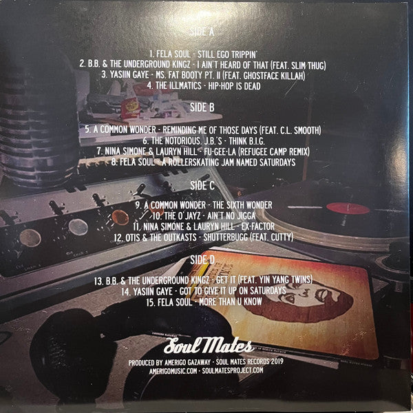 Amerigo Gazaway – Soul Mates : B-Sides, Remixes, Rarities: Vol. 1 & 2 , 2LP