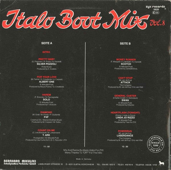 Various – Italo Boot Mix Vol. 8