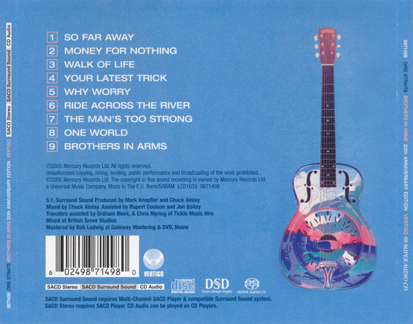 Dire Straits – Brothers In Arms, , SACD, 20th Anniversary Edition