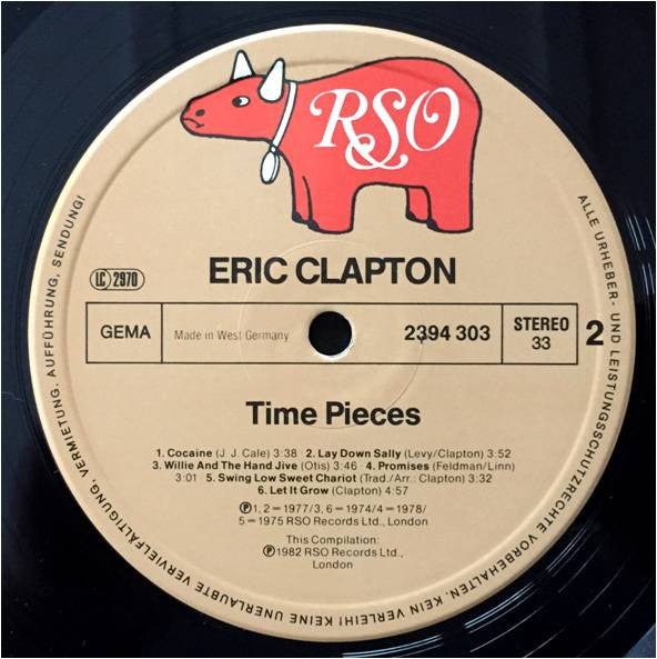 Eric Clapton – Time Pieces - The Best Of Eric Clapton