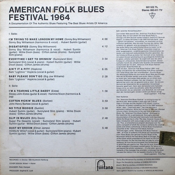 American Folk Blues Festival 1964