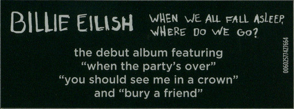 Billie Eilish – When We All Fall Asleep, Where Do We Go?, Gatefold