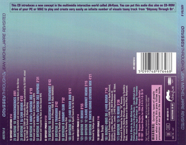 Jean Michel Jarre* – Odyssey Through O₂