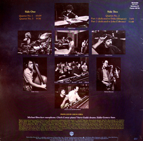 Chick Corea – Three Quartets