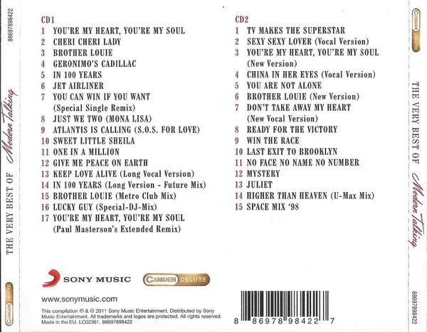Modern Talking – The Very Best Of Modern Talking, 2xCD