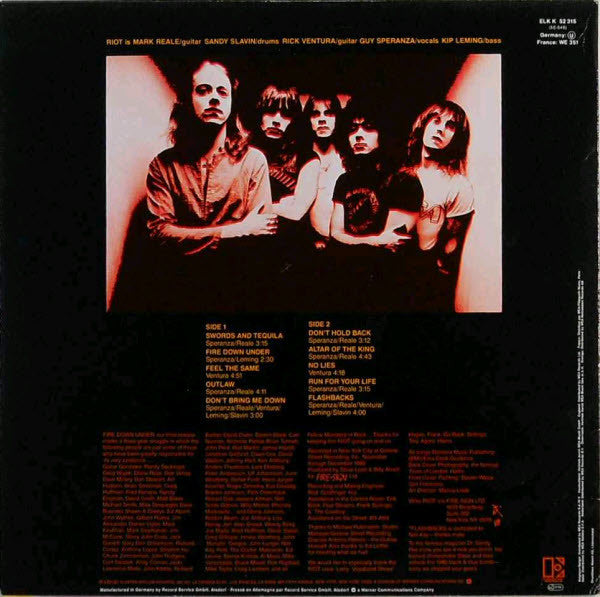 Riot – Fire Down Under