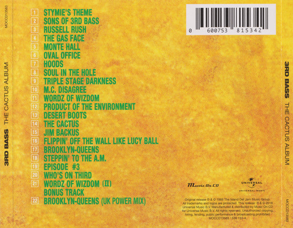 3rd Bass – The Cactus Cee/D (The Cactus Album)