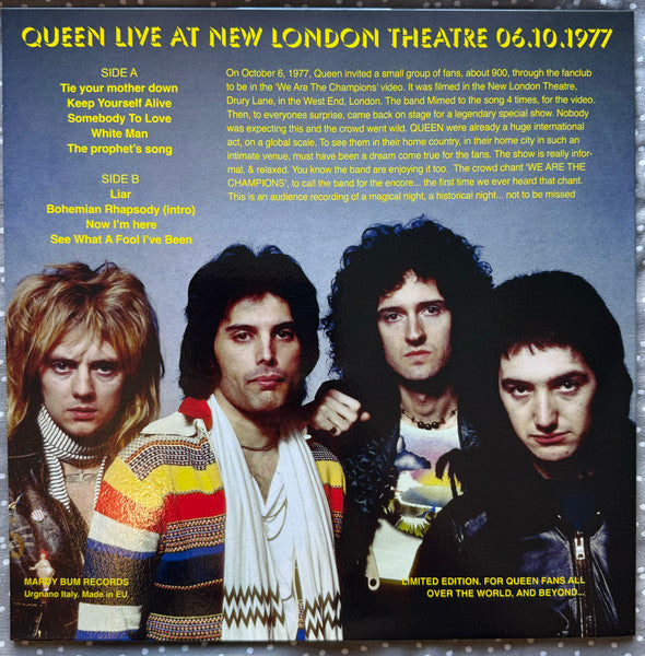 Queen – A Very Special Night , Special Edition, Blue Transparent Vinyl