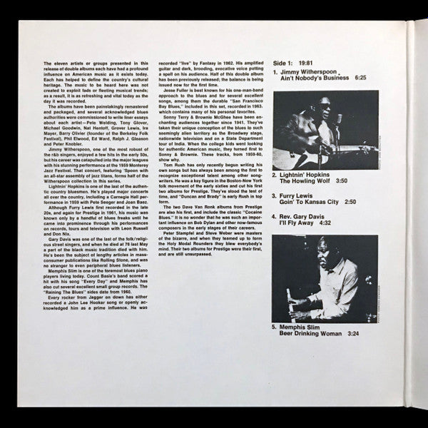 Blues Selection , 2LP , Gatefold