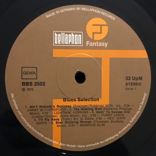 Blues Selection , 2LP , Gatefold