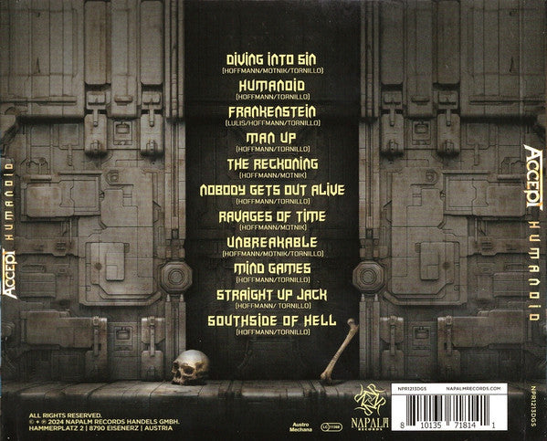 Accept – Humanoid, Digisleeve