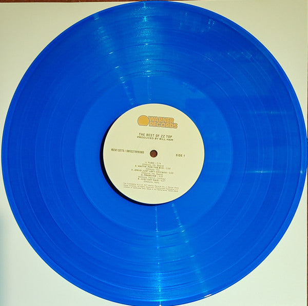 ZZ Top – The Best Of ZZ Top, Blue Jean Blue Vinyl