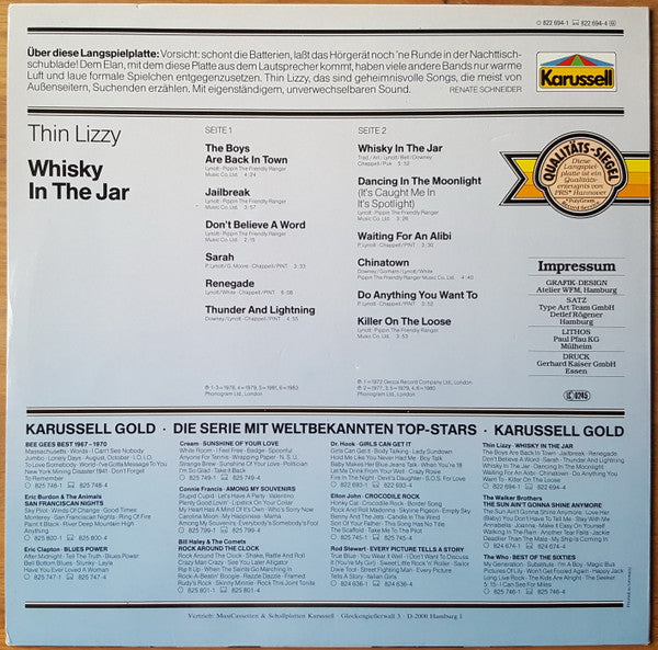 Thin Lizzy – Whisky In The Jar