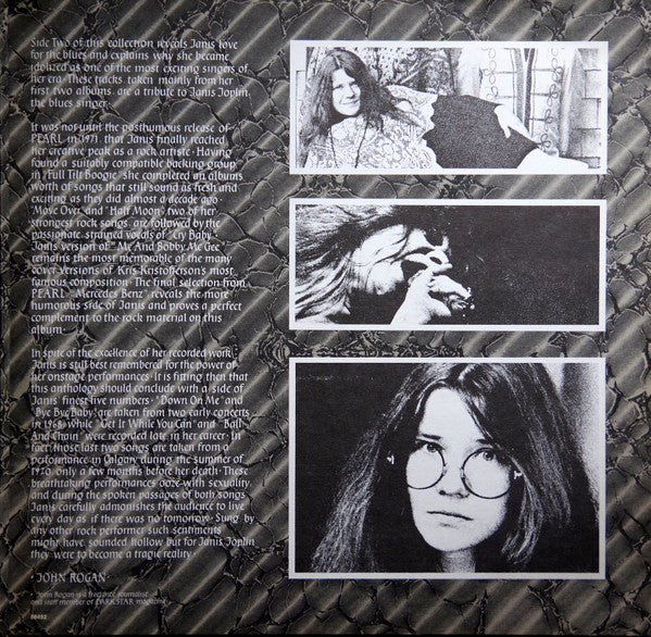 Janis Joplin ‎– Anthology    , 2LP , Gatefold