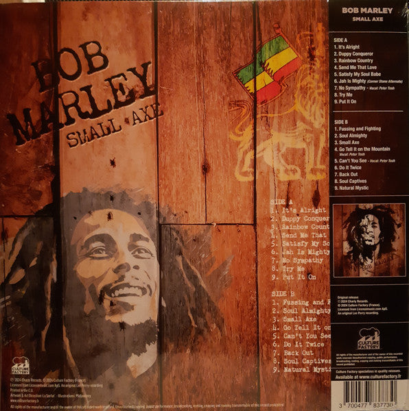 Bob Marley – Small Axe, Limited Edition, Green Translucent Vinyl