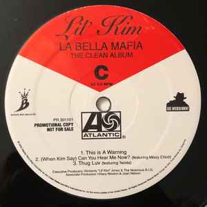 Lil' Kim – La Bella Mafia (The Clean Album) , 3 × Vinyl, 12"