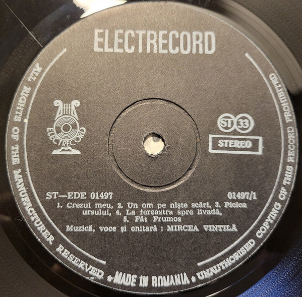 Mircea Vintilă – Crezul Meu