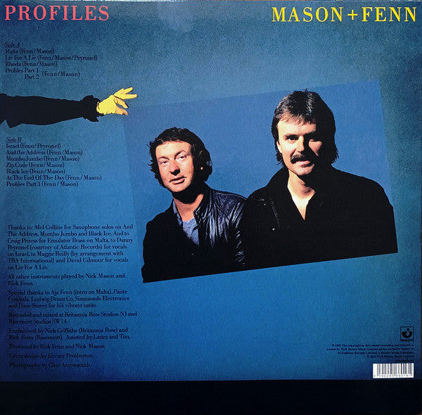 Mason* + Fenn* – Profiles , ( EX Pink Floyd )