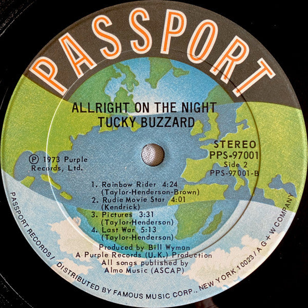 Tucky Buzzard – Allright On The Night