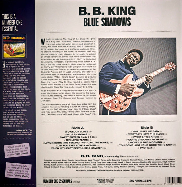 B.B. King – Blue Shadows - Outstanding Recordings, 1951-1962