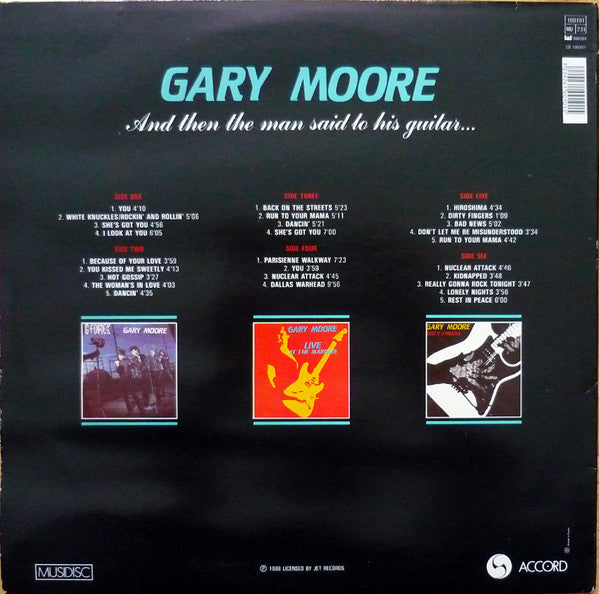 Gary Moore – And Then The Man Said To His Guitar... 3LP