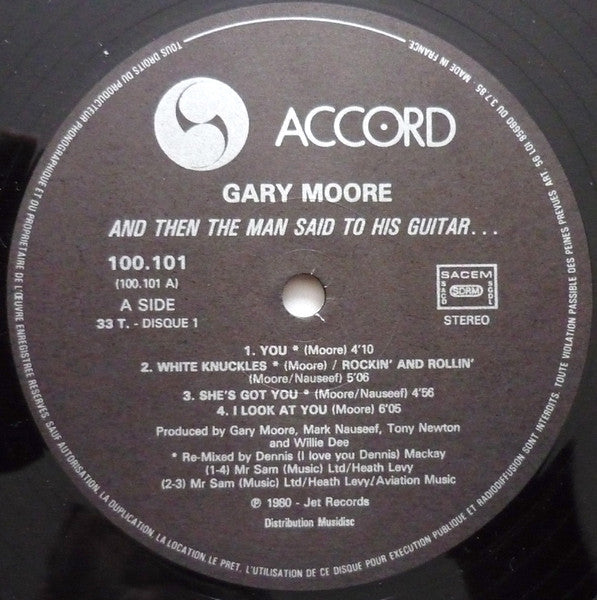 Gary Moore – And Then The Man Said To His Guitar... 3LP