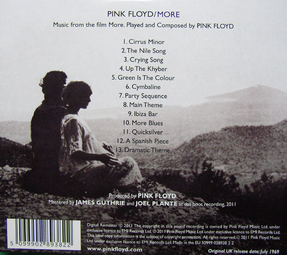 Pink Floyd – Music From The Film More , digipak