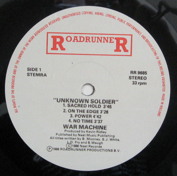 War Machine – Unknown Soldier