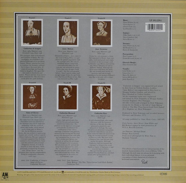 Rick Wakeman – The Six Wives Of Henry VIII