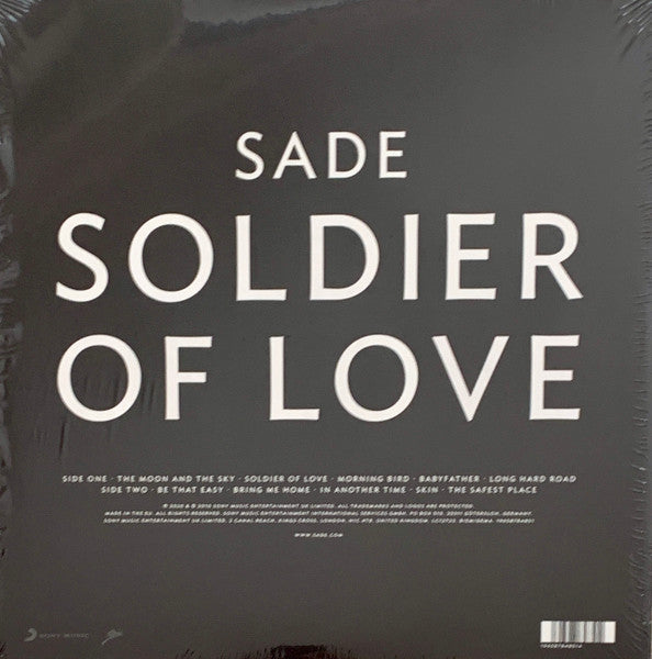 Sade – Soldier Of Love , Gatefold