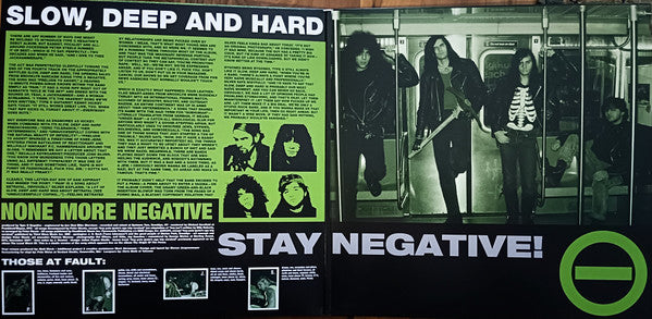 Type O Negative – Slow, Deep And Hard , 2LP , Gatefold , Limited Edition,Green & Black Marble