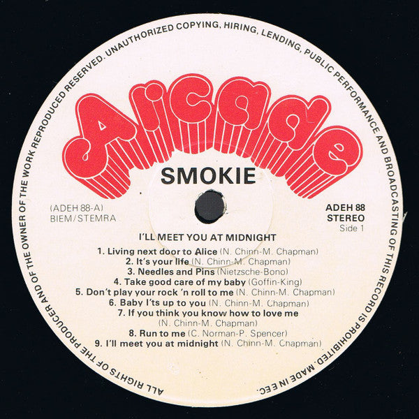 Smokie – I'll Meet You At Midnight - The Very Best Of Smokie