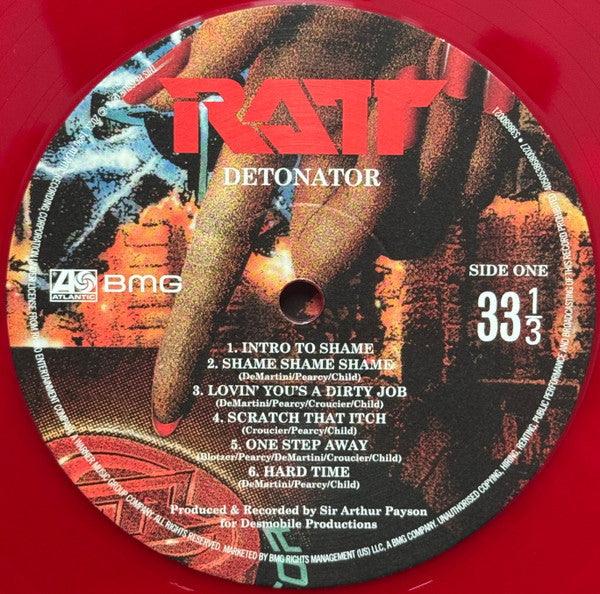 Ratt – Detonator, Red Vinyl