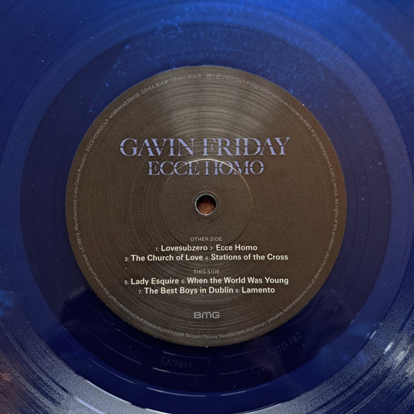 Gavin Friday – Ecce Homo , Limited Edition, Blue Transparent