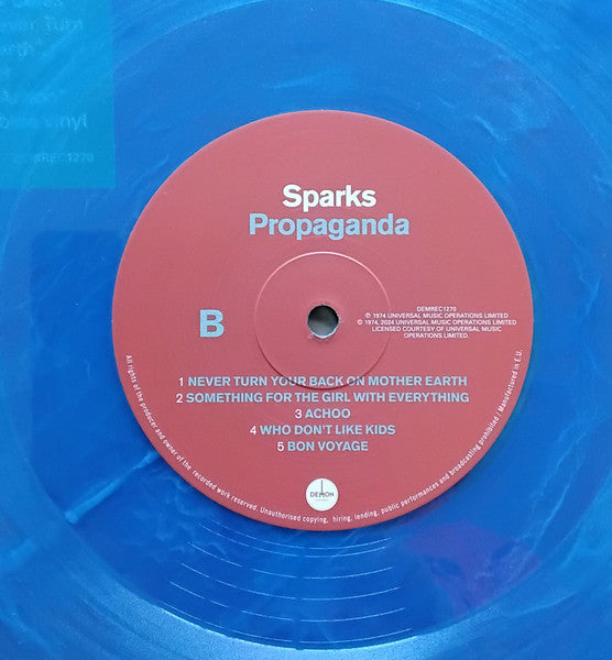Sparks – Propaganda, Maelstrom Blue Vinyl