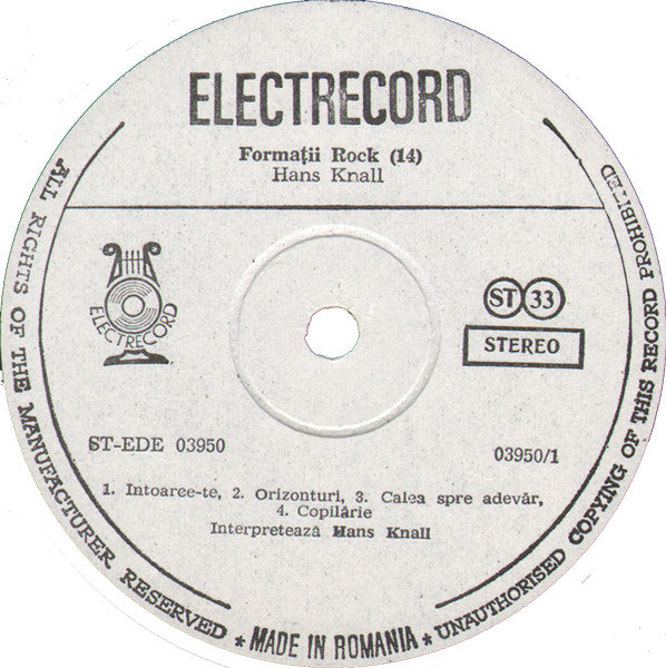 Hans Knall / Voievod – Formații Rock 14.