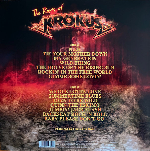 Krokus – Big Rocks, Limited Edition, Numbered( 632/1000), Flaming Coloured Vinyl