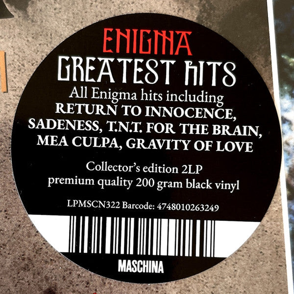 Enigma – Love Sensuality Devotion (The Greatest Hits), 2xLP, Gatefold, Premium Quality 200 gr, Collector"s Edition
