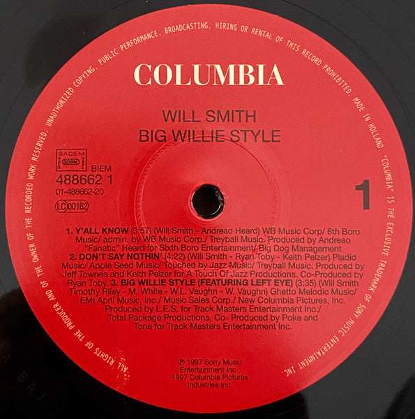 Will Smith – Big Willie Style , 2LP