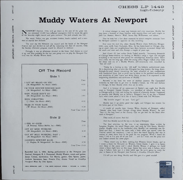 Muddy Waters – Muddy Waters At Newport 1960