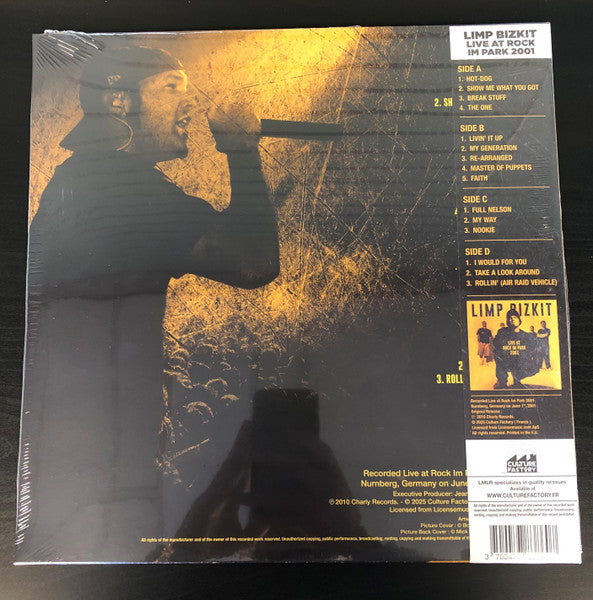 Limp Bizkit – Rock in the Park 2001, 2xLP