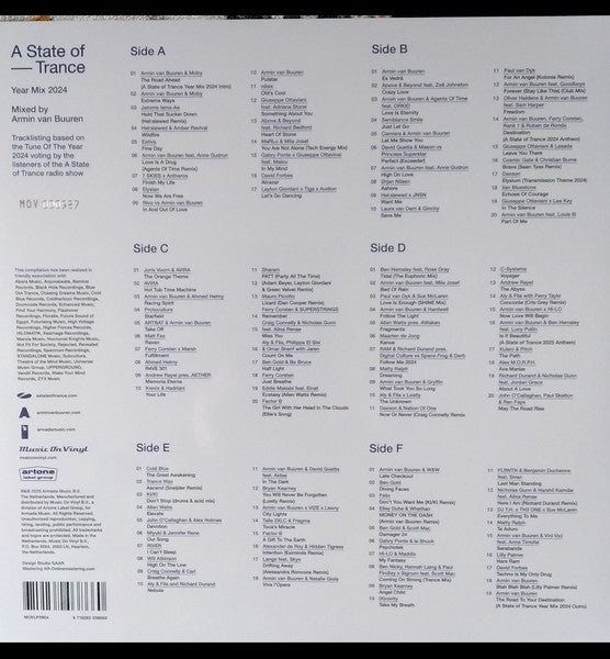Armin van Buuren – A State Of Trance Year Mix 2024, 3xLP