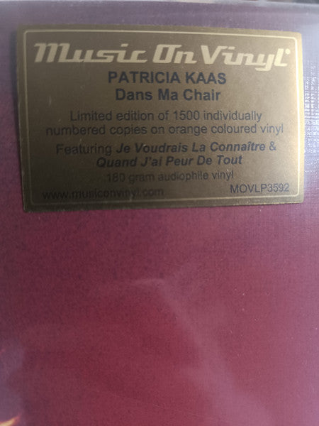 Patricia Kaas – Dans Ma Chair , orange vinyl