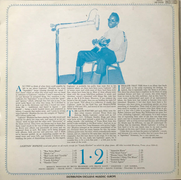 Lightnin' Hopkins – A Legend In His Own Time