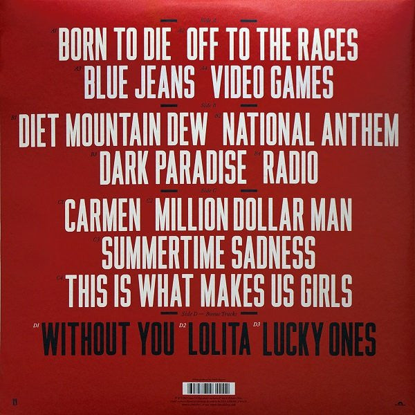 Lana Del Rey – Born To Die, 2xLP, Gatefold