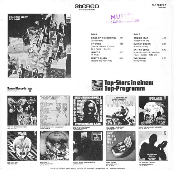 Canned Heat – Collage