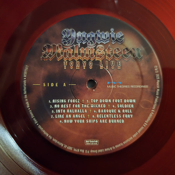 Yngwie Malmsteen – Tokyo Live, 2xLP, Transparent Red Vinyl