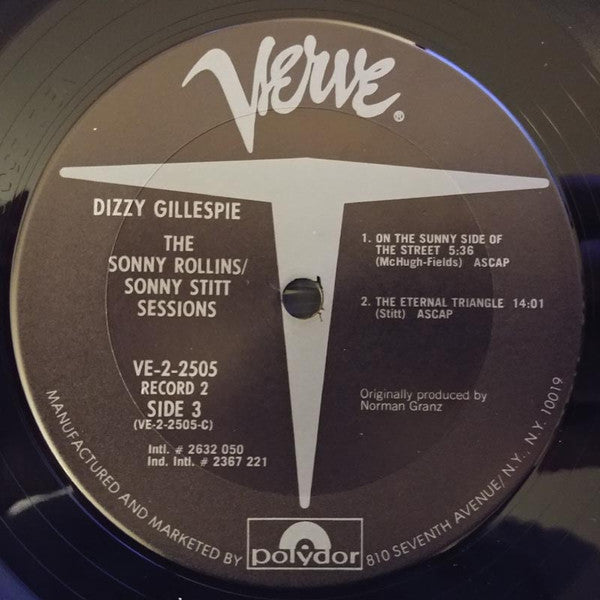 Dizzy Gillespie – The Sonny Rollins/Sonny Stitt Sessions , 2LP , Gatefold , Verve , US