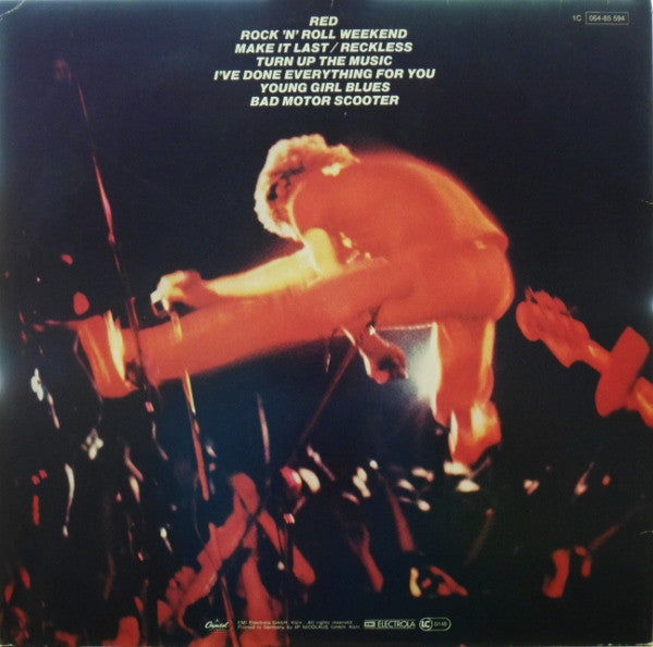 Sammy Hagar – All Night Long, Gatefold